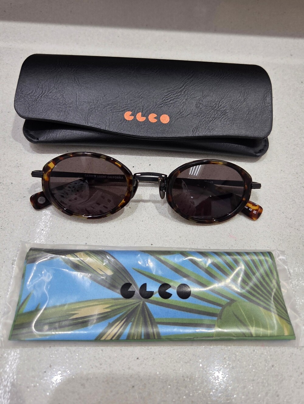 Brand New Garrett Leight Sunglasses Alper Blk/Tort